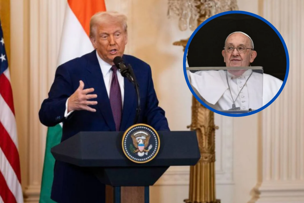 Donald Trump y Papa Francisco