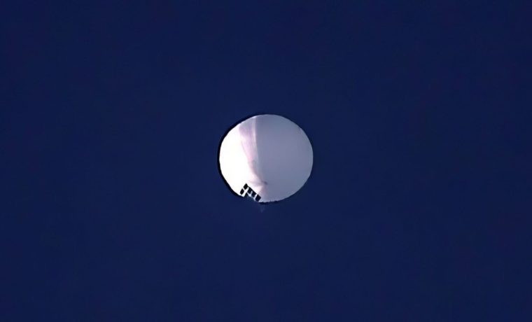 Pentágono detectó globo espía chino en territorio aéreo de EEUU