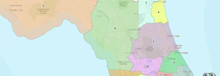 Presentación de  mapa de distritos por parte del Gobernador de Florida provocó indignación