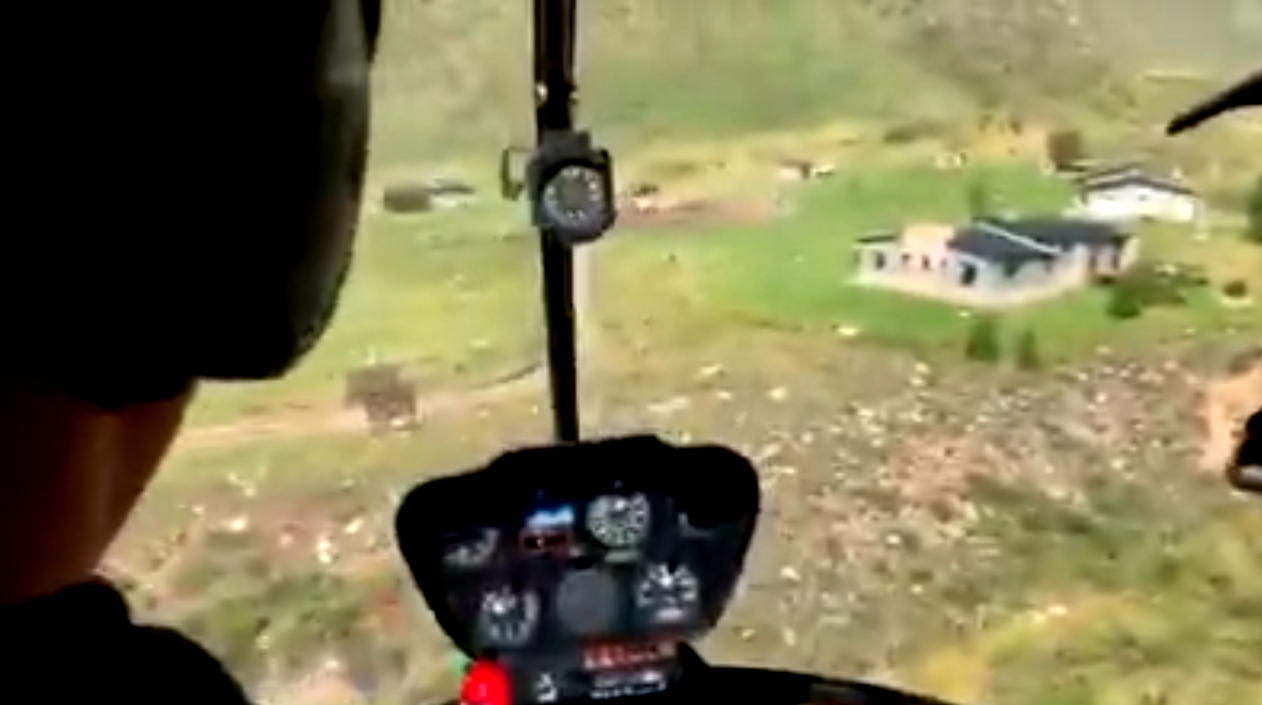 Pasajero logra grabar en video el momento en que el helicóptero donde viajaba se estrella