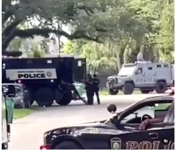 Hombre armado se atrinchera en casa de Miami (+VIDEO)