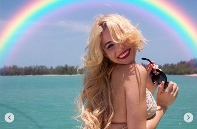 Haniset Rodríguez disfrutó de Miami Beach y realizó sensual sesión fotográfica