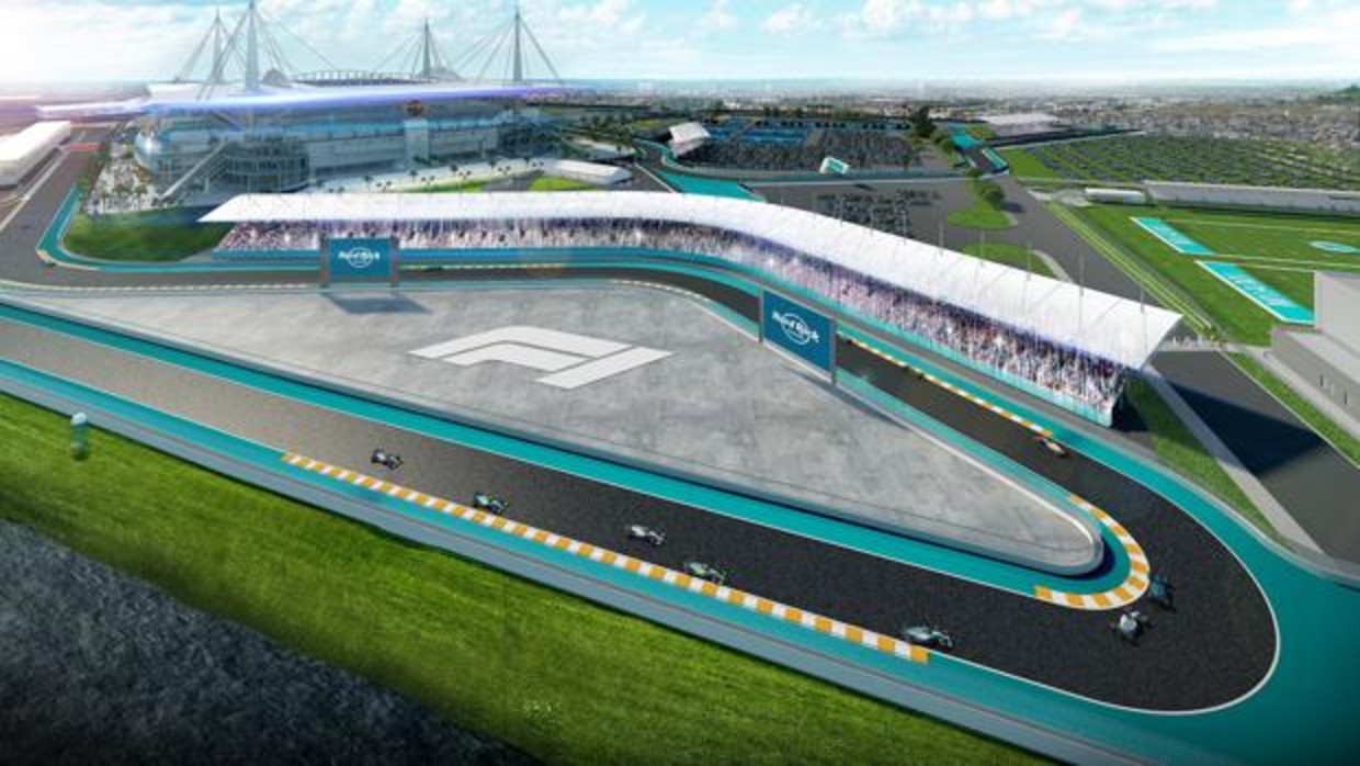 Hard Rock Stadium albergará la carrera de Fórmula 1 de Miami en 2021 (+Fotos)