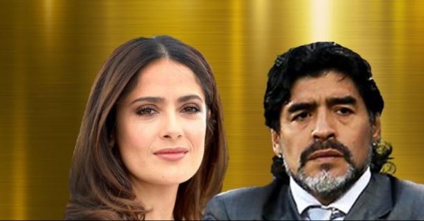Salma Hayek, el gran amor imposible de Diego Armando Maradona