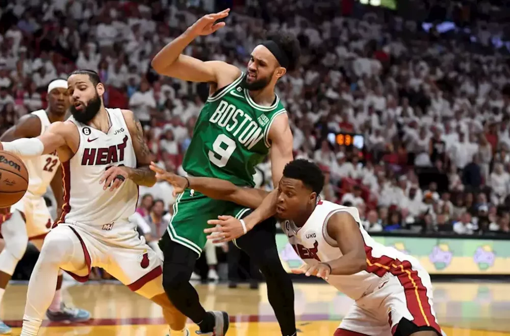 Las polémicas 9 décimas de segundo en el Kaseya Center: ¿Ganó el Heat a Celtics?