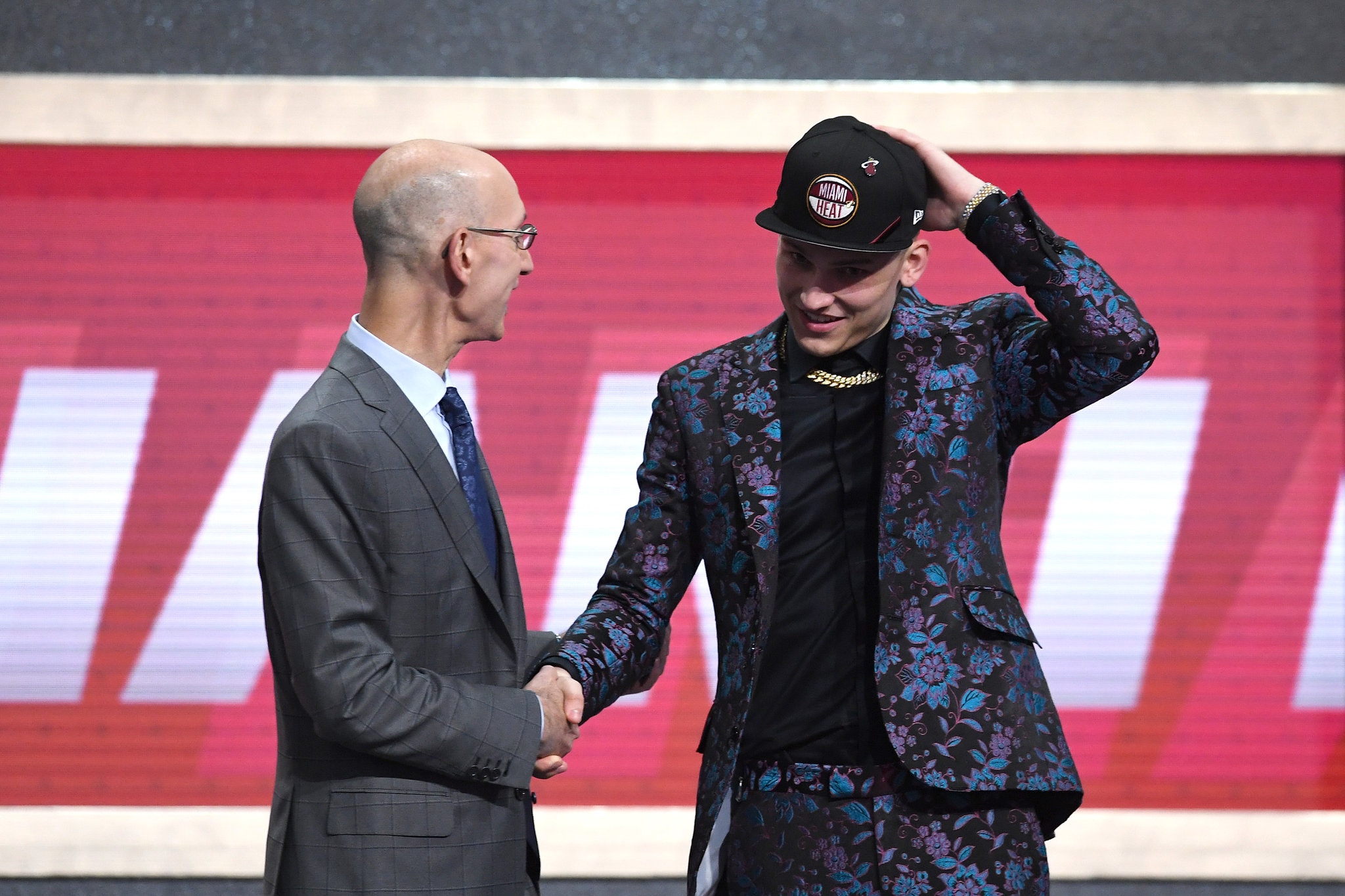 Tyler Herro fue la escogencia del Miami Heat en el Draft 2019