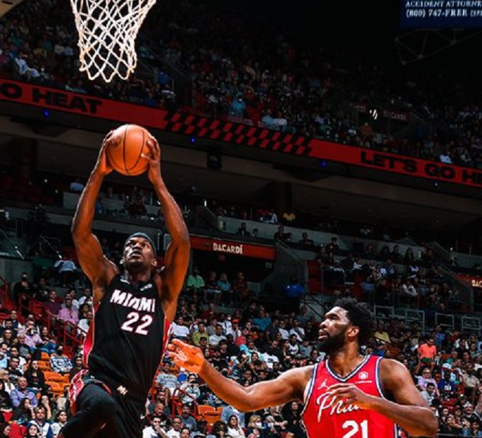 Miami Heat cortó racha de victorias de los Philadelphia 76ers