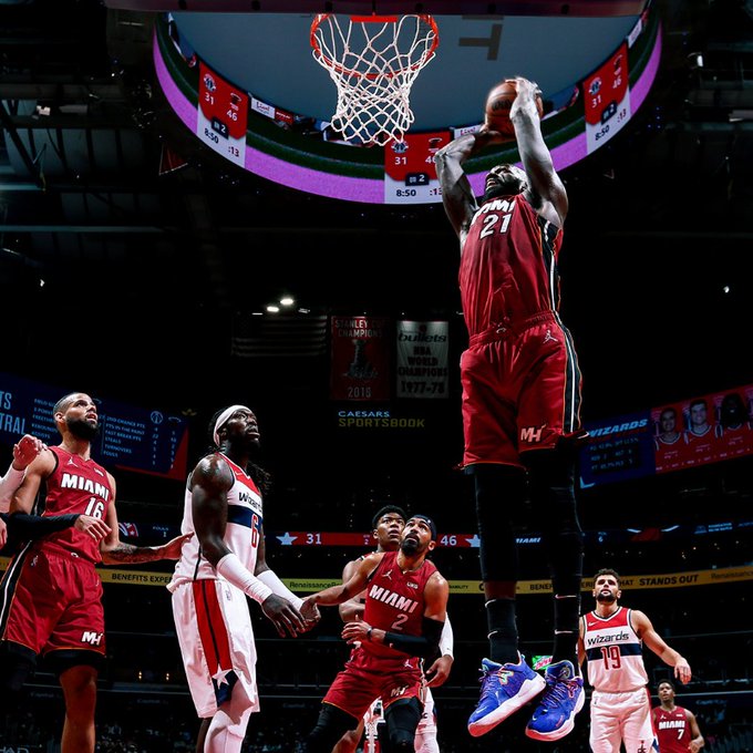 Adebayo condujo al Miami Heat a su tercera victoria consecutiva