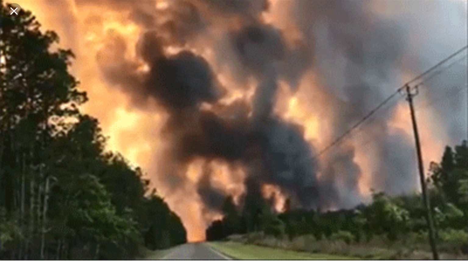 Cierran tramo de la carretera interestatal 75 en el suroeste de Florida por incendios forestales