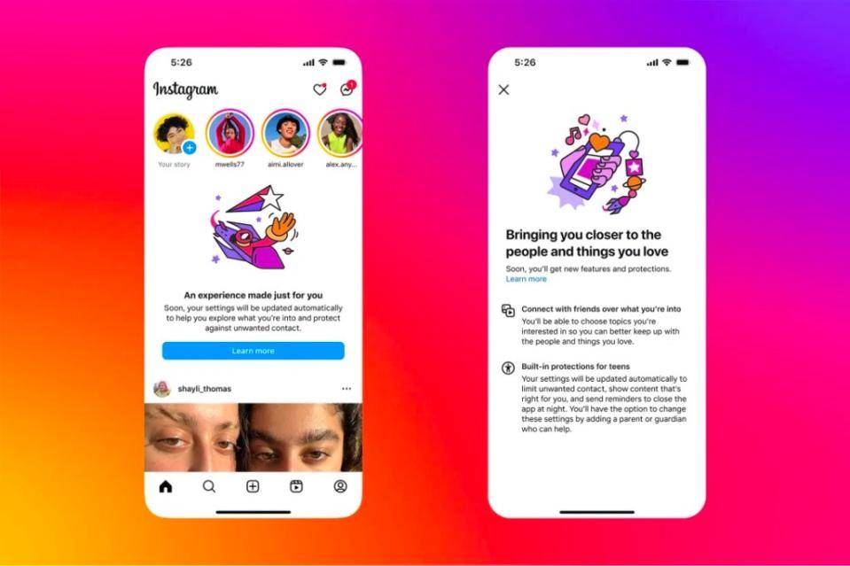 Instagram para adolescentes