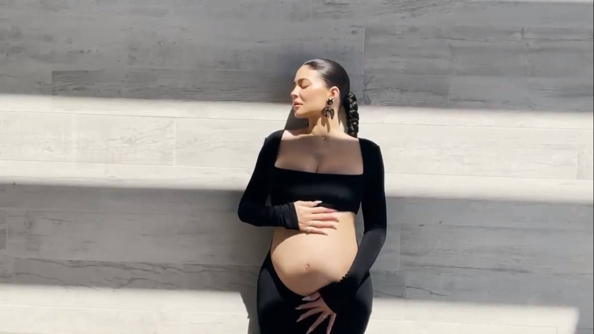 Kylie Jenner mostró su esplendido embarazo  en Nueva York
