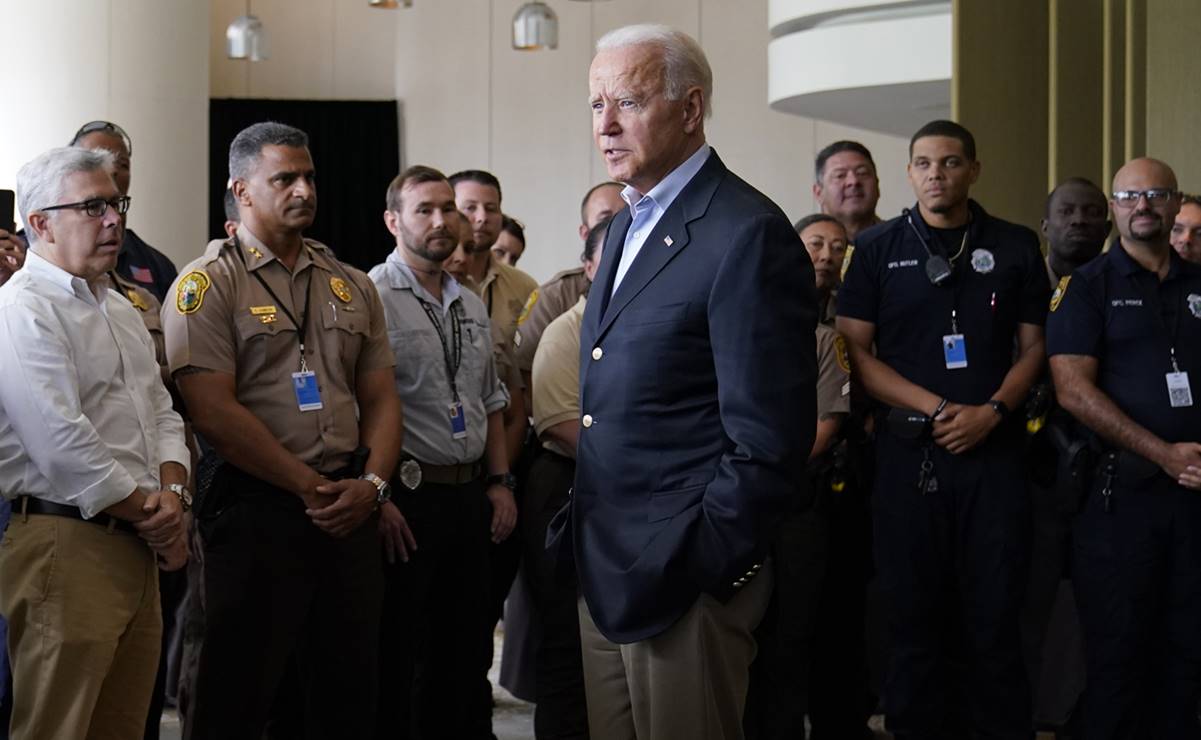 Presidente Joe Biden se reúne con autoridades de Florida y socorristas en Surfside