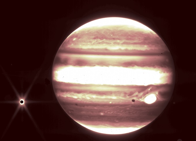 Telescopio James Webb  captó imágenes de Júpiter
