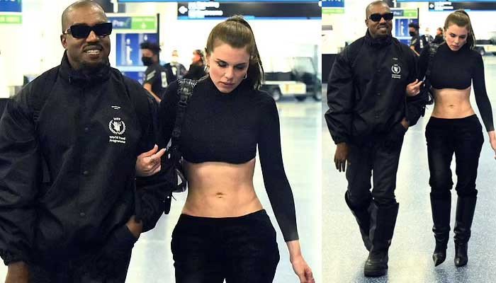 Kanye West llenó de amor a Julia Fox en su reencuentro en Miami