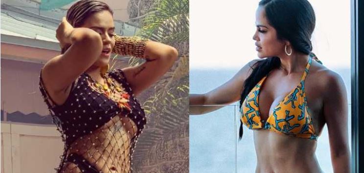 Karol G y Natti Natasha se enfrentaron en ‘guerra de bikinis’ que dejó a Anuel atónito (+Fotos)