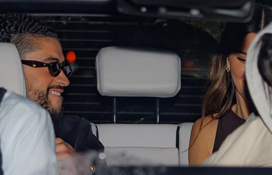 Entre besos y abrazos: Así captaron a Bad Bunny y Kendall Jenner en concierto
