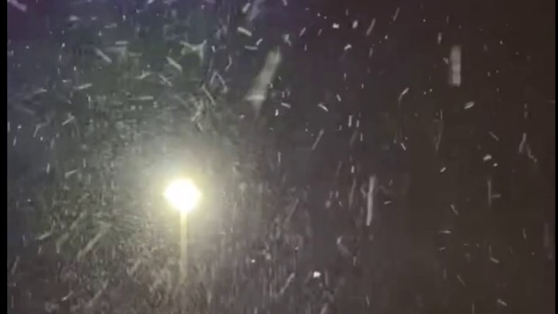 Capa de nieve en Panhandle de Florida