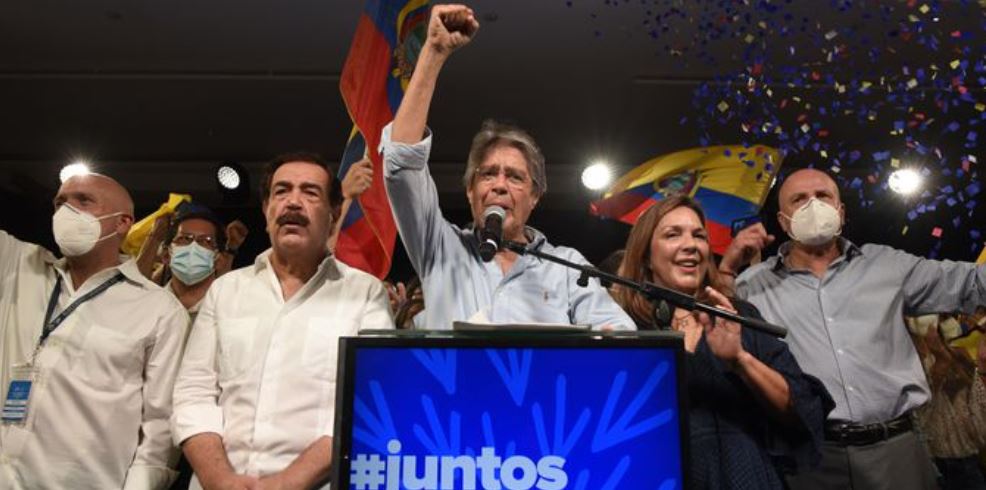 Guillermo Lasso es el nuevo presidente de Ecuador