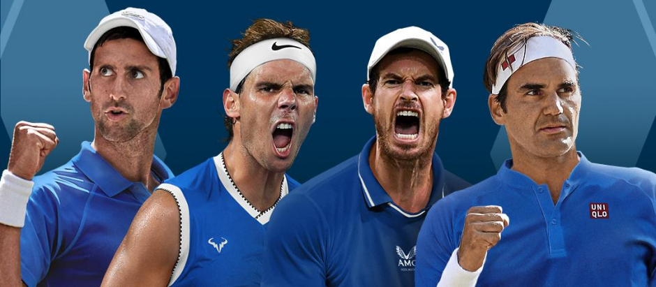 Federer confirmó su participación en la Laver Cup con Nadal, Djokovic y Murray
