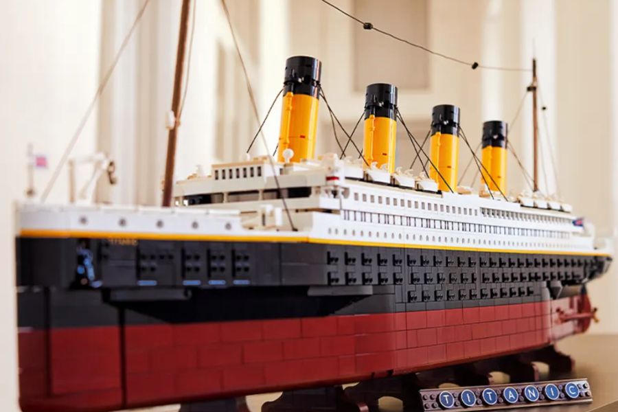 ¡Increíble! LEGO estrenó la réplica del Titanic con más de 9.000 ladrillos