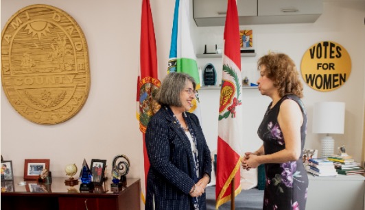 Alcaldesa Daniella Levine Cava se reunió con la Cónsul General de Perú en Miami