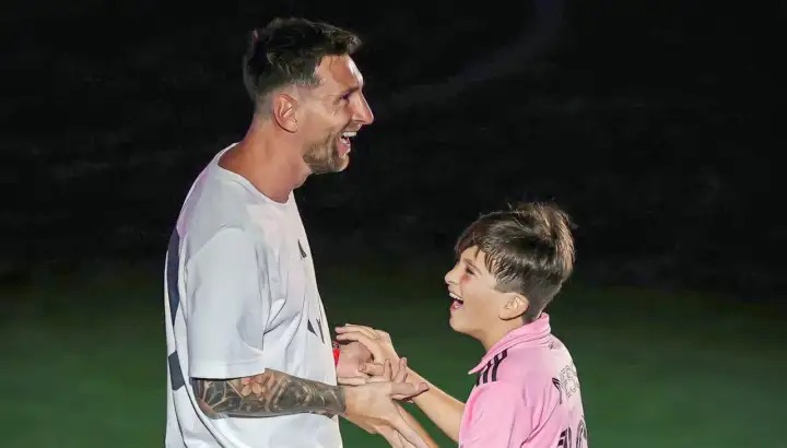 Thiago Messi se sumará al equipo sub 12 del Inter Miami