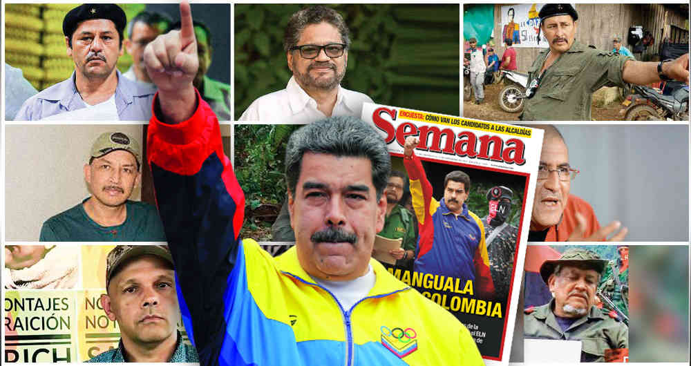 Informe secreto detalla como Maduro busca desestabilizar Colombia con ELN y FARC