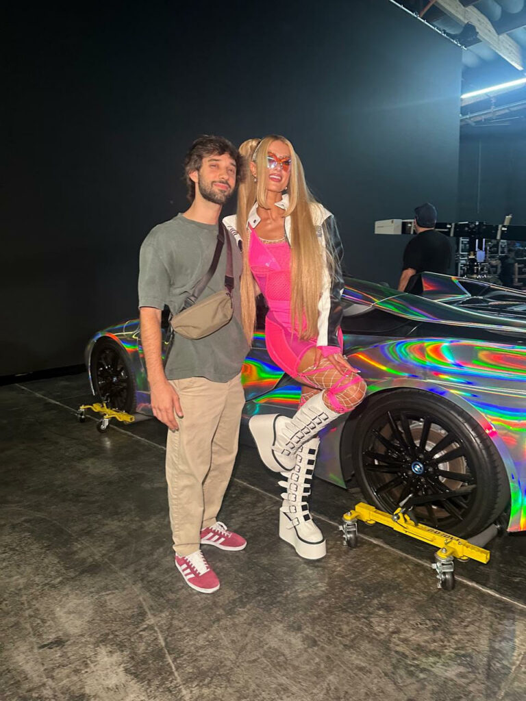 Manuel Levy con Paris Hilton