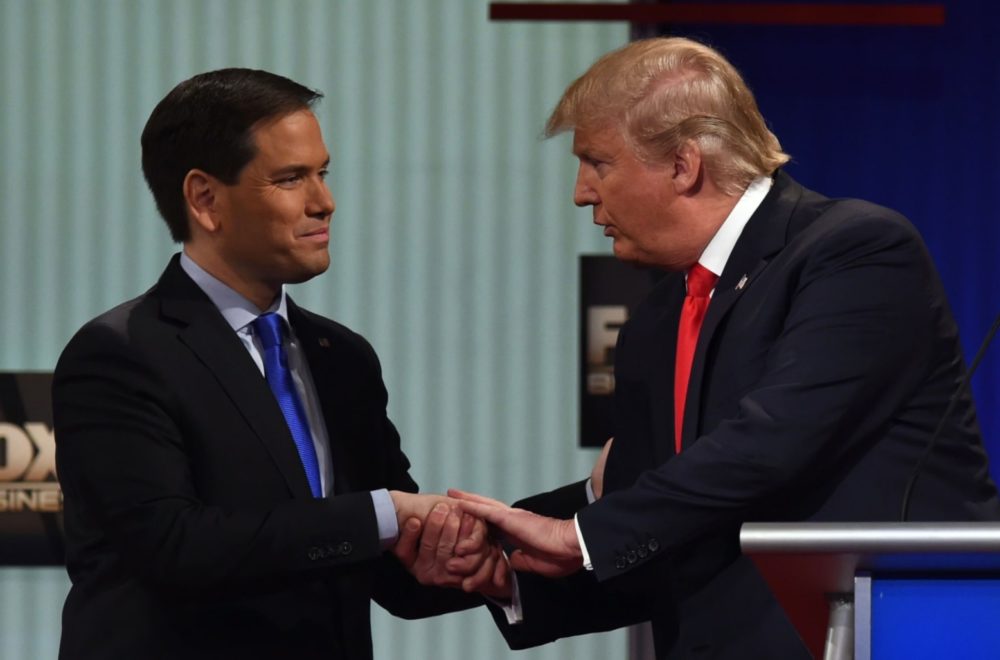Senador Marco Rubio da la espalda a DeSantis y apoya a Trump en campaña presidencial