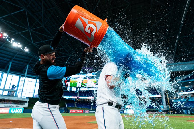Brian Anderson remolcó  las carreras que le dieron   la victoria a Miami Marlins