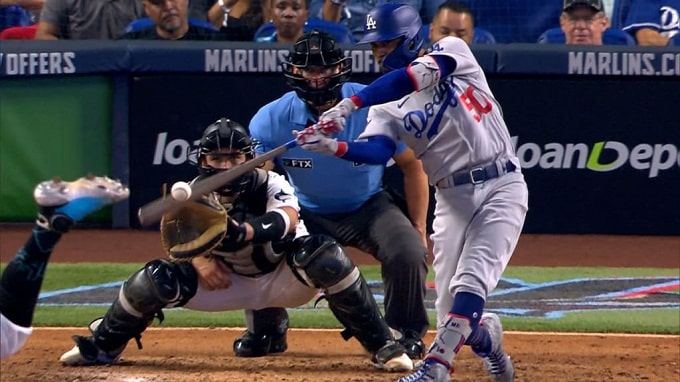 Mookie Betts volvió a castigar a Miami Marlins