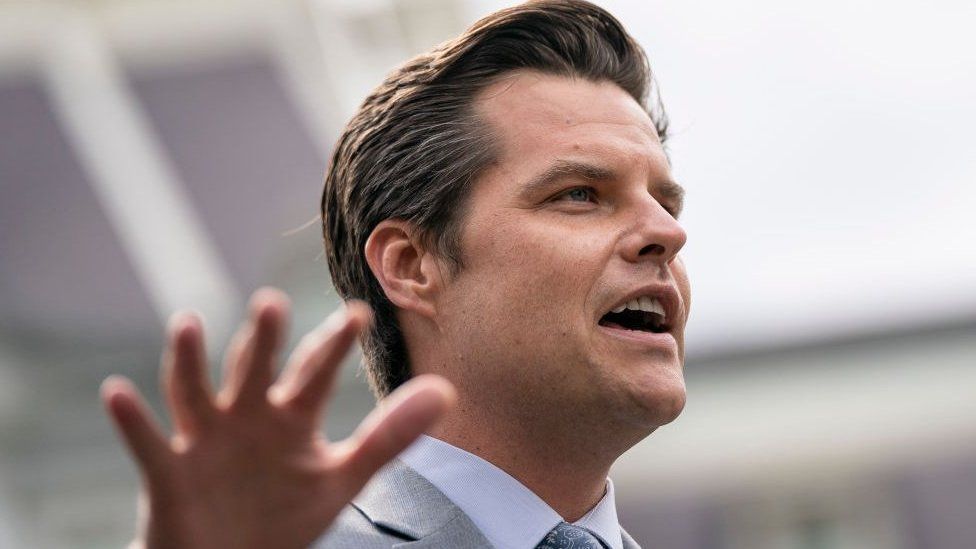 Congresista Gaetz, candidato principal para sustituir a DeSantis en la gobernación