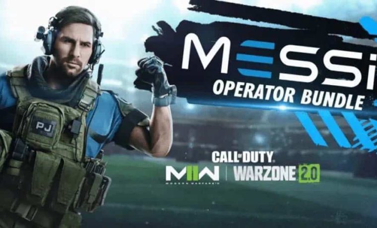 Messi imágen del videojuego Call of Duty: Modern Warfare 2
