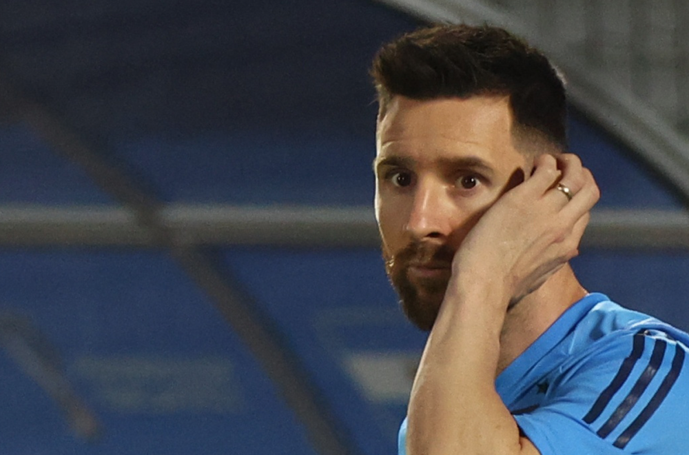 Messi cerca de protagonizar terrible accidente de tránsito en Miami