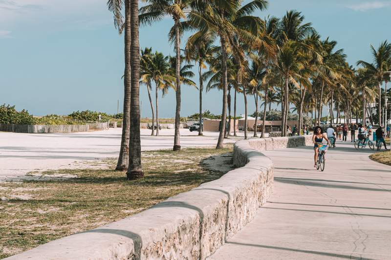 Miami es la segunda ciudad más hermosa del mundo para andar en bicicleta