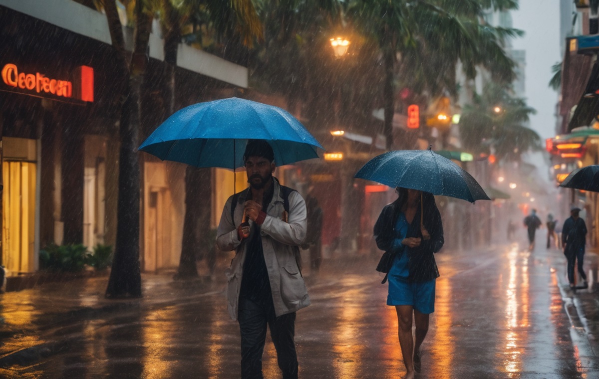 Miami clima lluvia