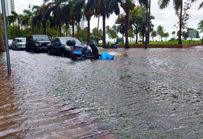 El aumento del nivel del mar Miami será  alto en el 2060
