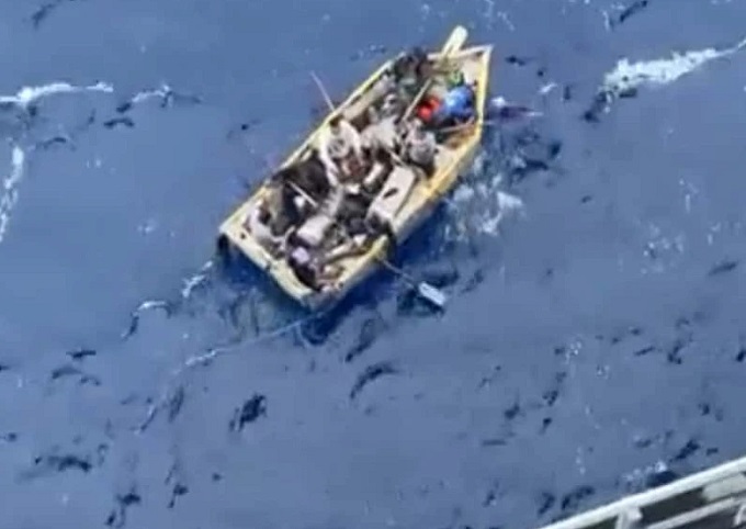 Migrantes cubanos fueron rescatados por un crucero en el estrecho de Florida