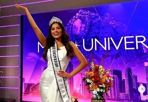 ¿Podría perder la corona? Foto de Andrea Meza vestida de novia causa polémica