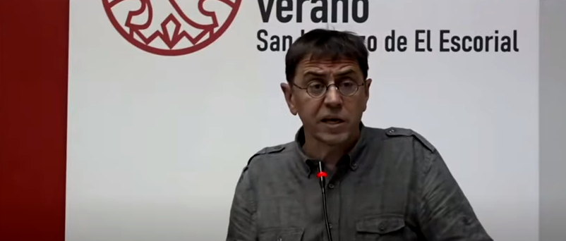 La Audiencia Nacional imputa a Juan Carlos Monedero por blanqueo de capitales