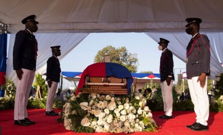 Funeral del expresidente Moïse terminó en disturbios en Haití