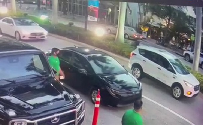 Revelan nuevo video del accidente que ocasionó una mujer en restaurante de Miami Beach