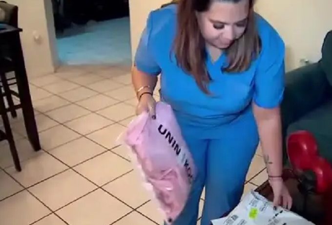 Mujer de Miami satisfecha tras recuperar el traje de boda de su novio que fue robado