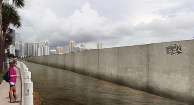 Gobierno Federal de Miami-Dade rechazó construcción de muro costero