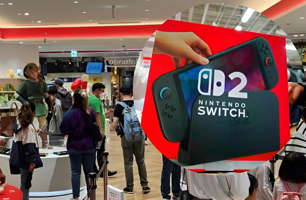 Fiebre gamer: Largas filas para comprar la Nintendo Switch 2 en Miami