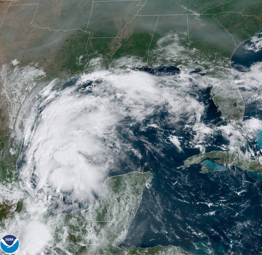 Tormenta tropical Nicholas amenaza Texas y el noreste mexicano