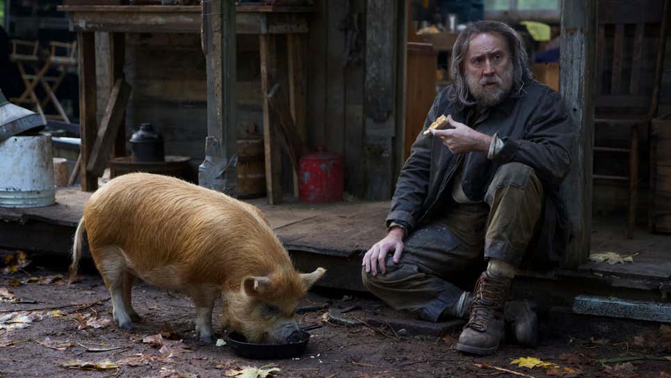 “Pig” la nueva película de Nicolas Cage donde busca rescatar a un cerdo