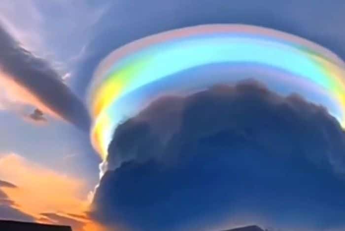 Impresionante nube multicolor que se formó en China causa impacto en redes sociales (+VIDEO)