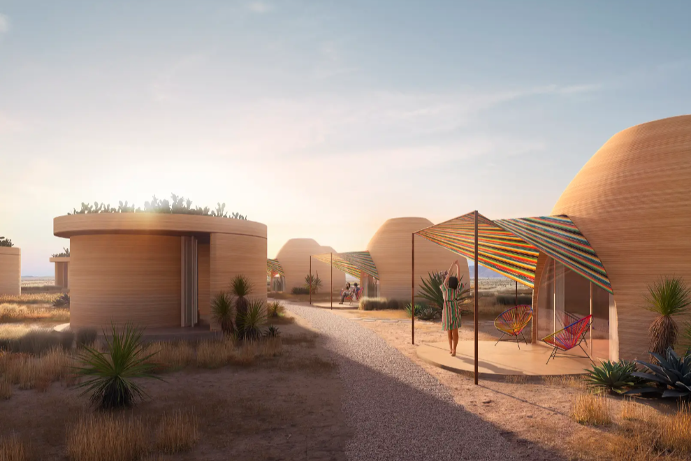 En pleno desierto, Texas inaugurará hotel hecho con impresora 3D