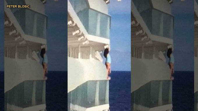 Expulsan a pareja de crucero tras tomarse fotos en el balcón de su camarote (Fotos)